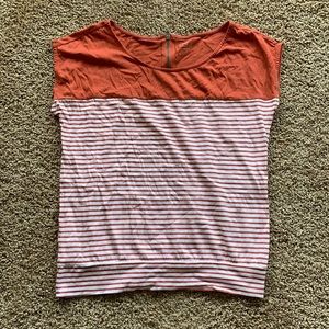 Loft Zipper Back Shirt